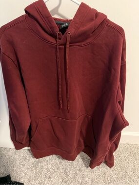 Athletic Works Maroon Red Crewneck Hoodie
